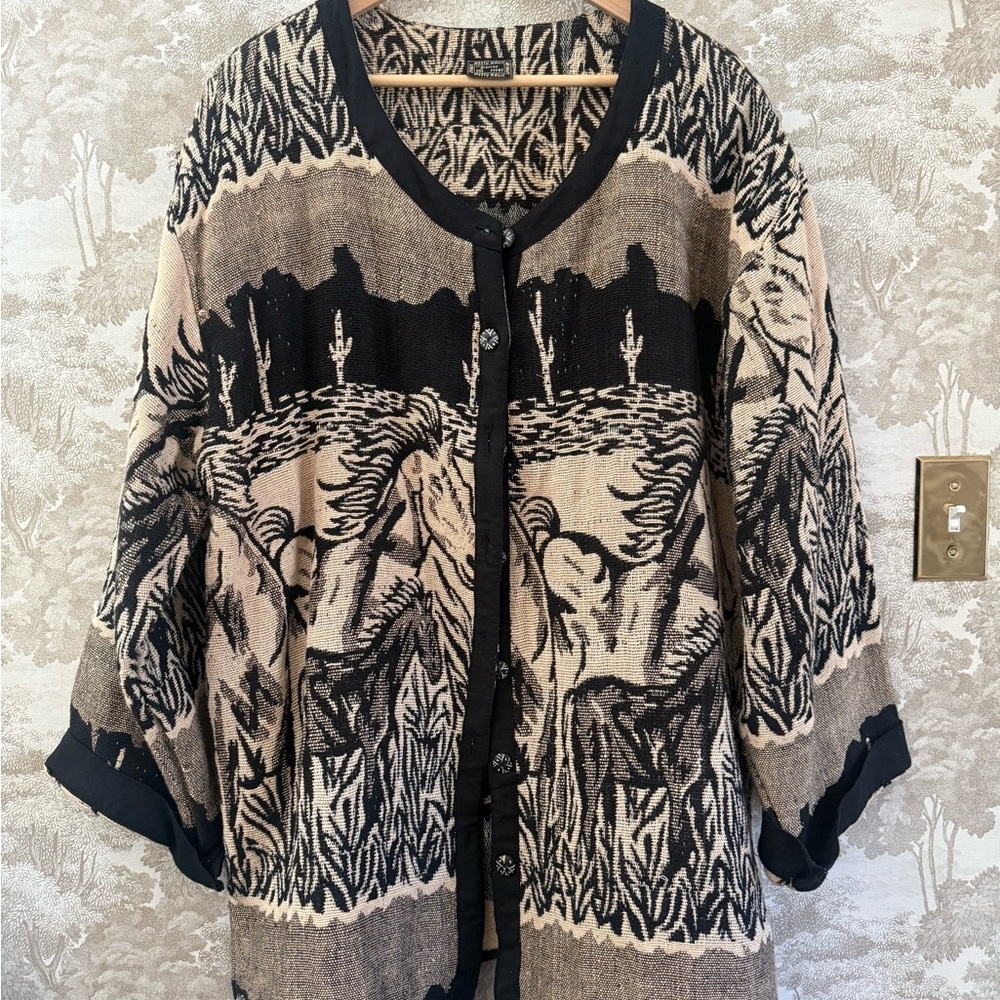 *Year of the Horse * Cotton Blend Horse Tapestry Jacket